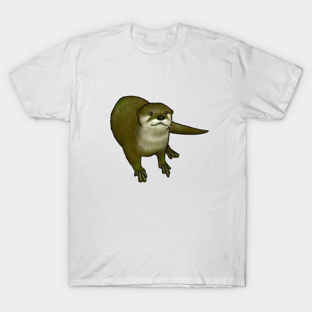 Smile Otter T-Shirt by OtterFamily